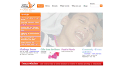 Desktop Screenshot of childrenindistress.org