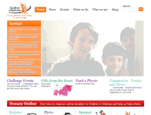 Tablet Screenshot of childrenindistress.org